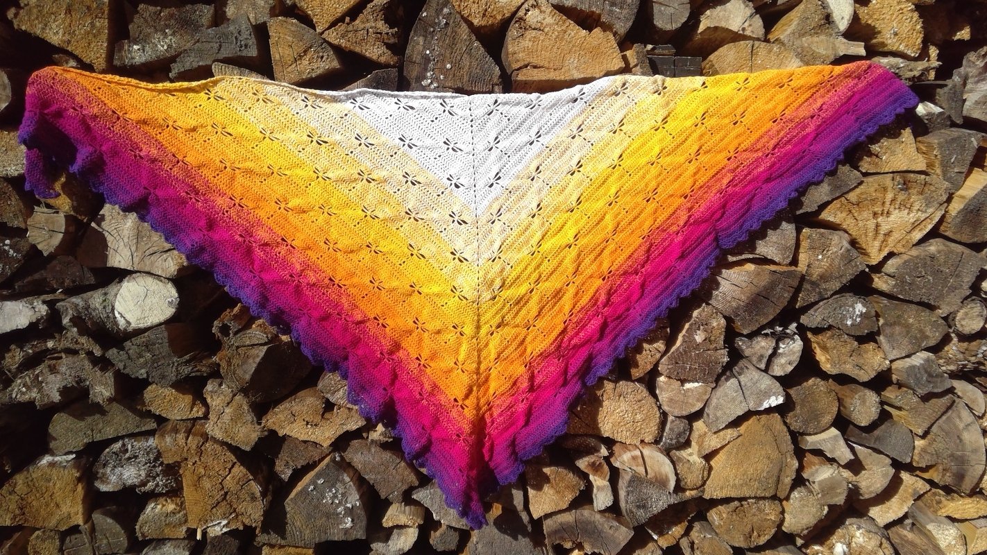 Dreieckstuch Libellenflug