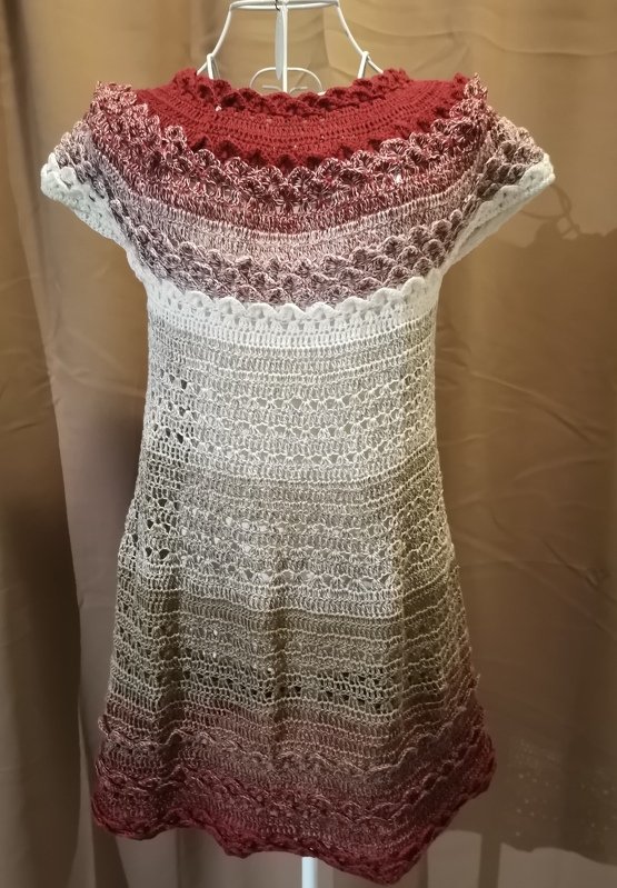 Tunika oder Minikleid "Joy", Häkelanleitung