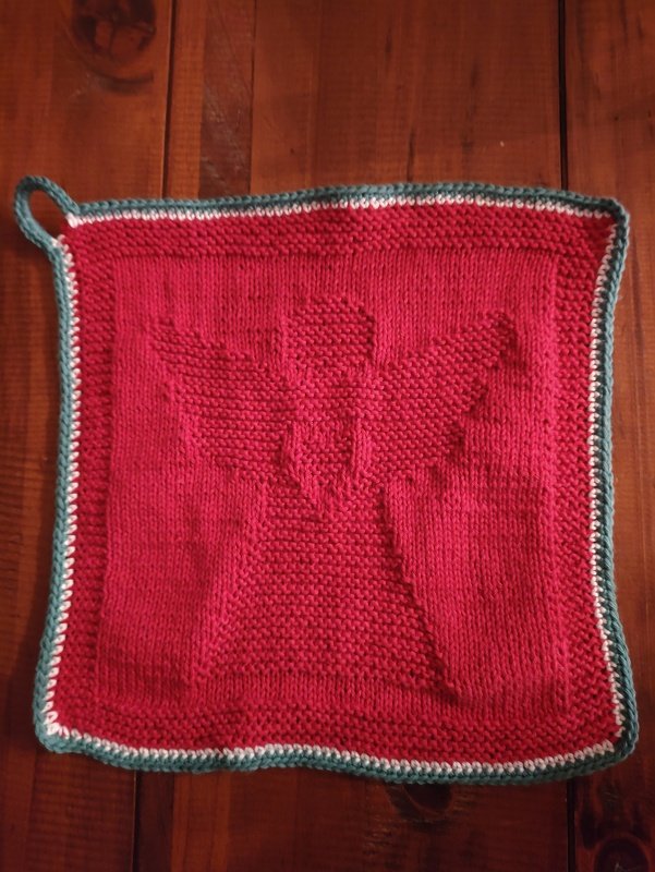 Strickanleitung Spültuch / Waschlappen &quot;Schutzengel&quot; - ganz einfach