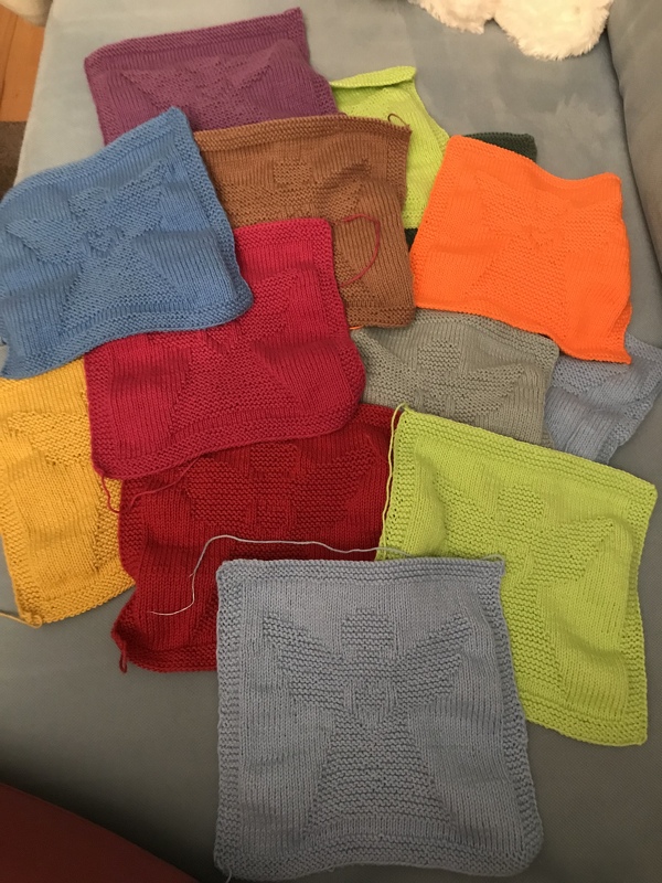 Strickanleitung Spültuch / Waschlappen &quot;Schutzengel&quot; - ganz einfach