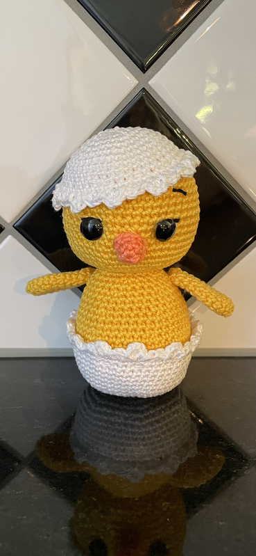 Trio fröhlicher Osterküken PDF Häkelanleitung