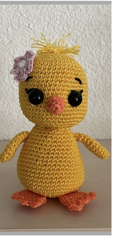 Trio fröhlicher Osterküken PDF Häkelanleitung