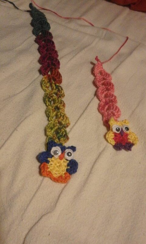  Häkelanleitung - Lesezeichen Eule " Minchen " Geschenk - Idee