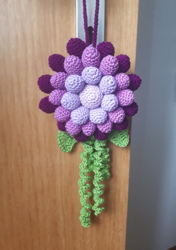 Crochet Pattern Deco hanger flower