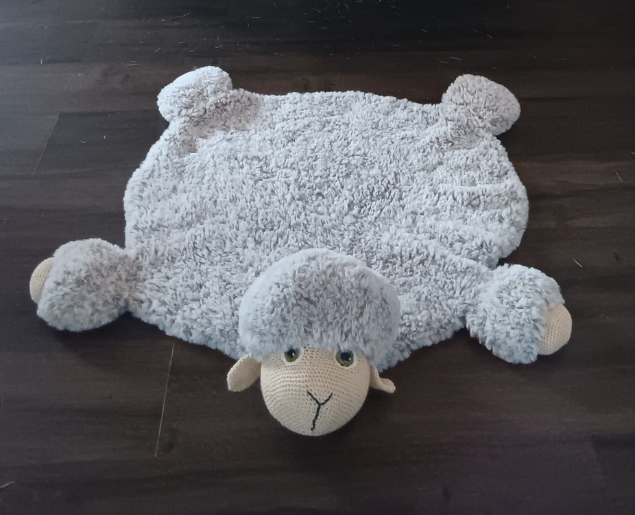 Anleitung Süßes Schaf - Kinderteppich
