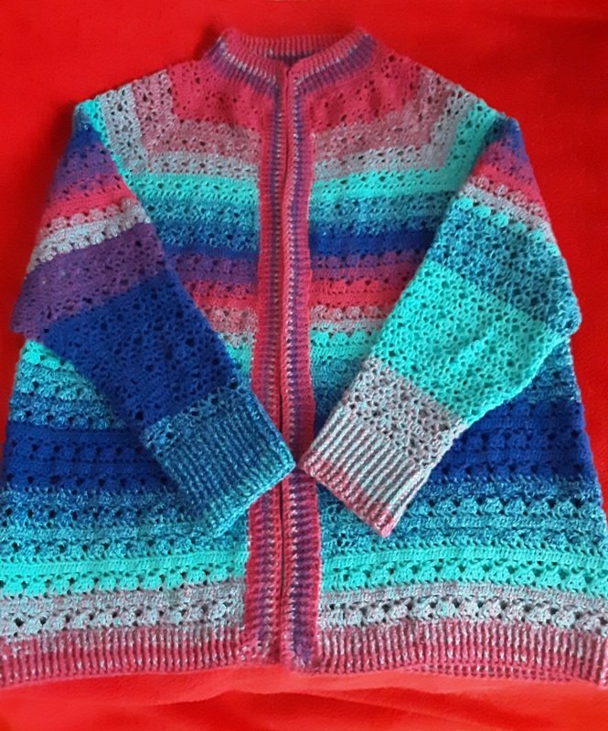 Cardigan "Rosalie" Häkelanleitung RVO jede Größe