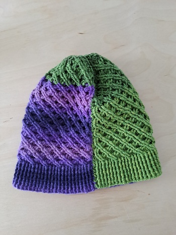 Eigene Garnschätzung ging daneben, deshalb der wilde Mix. Aber das Ergebnis ist trotzdem schön!