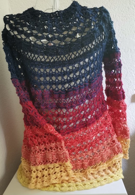 Sommerpulli "Moonrise", Häkelanleitung