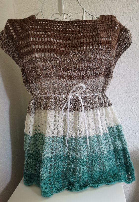 Tunika "Liliana" Häkelanleitung RVO jede Größe