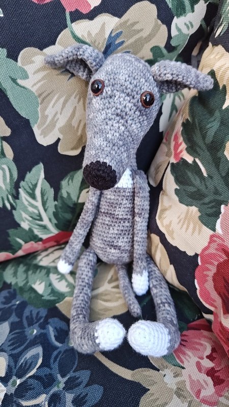 Crochet Greyhound Pattern Crochet Whippet Pattern Crochet Dog Amigurumi