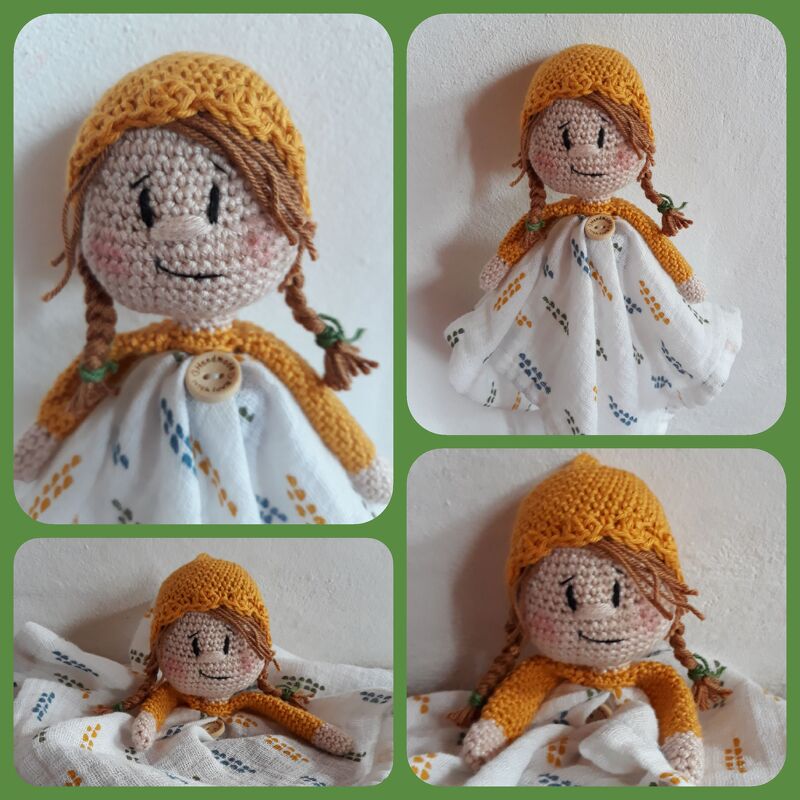 Max und Mathilda als Schnuffeltuch/Schmusetuch/ Schlummerle