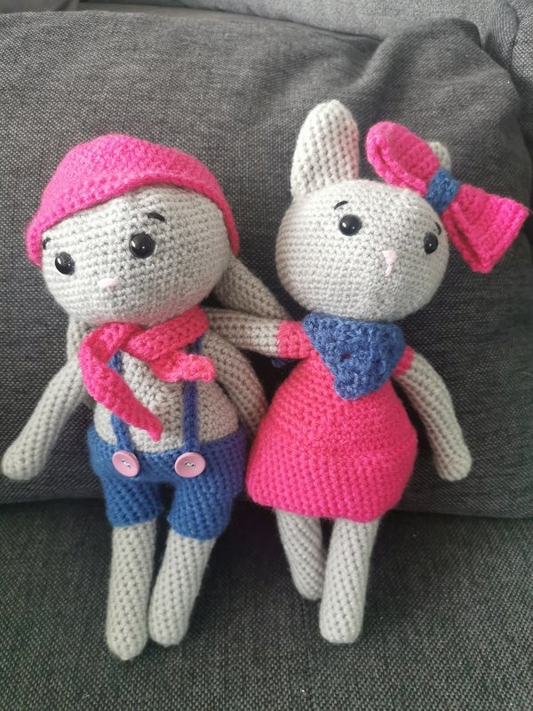 Häkel - Anleitung Osterhasen - Hasen - Amigurumi - Ostern