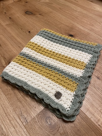 Die Decke war leicht zu häkeln. Leichte Beschreibung. #Babydecke#Merinowollle