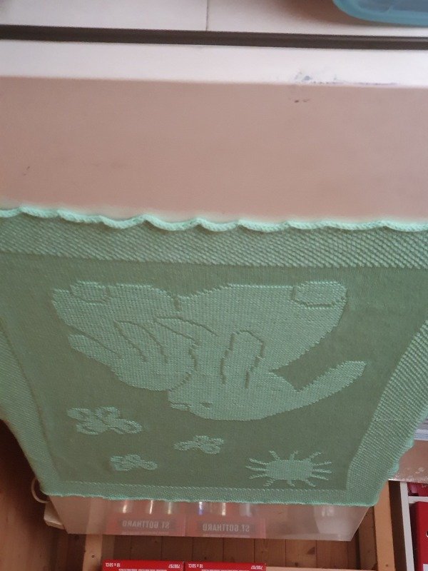 Strickanleitung Baby- / Kinderdecke "Glücksmoment" - einfach