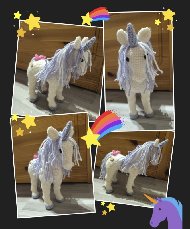 Unicorn Moondust - Amigurumi Häkelanleitung