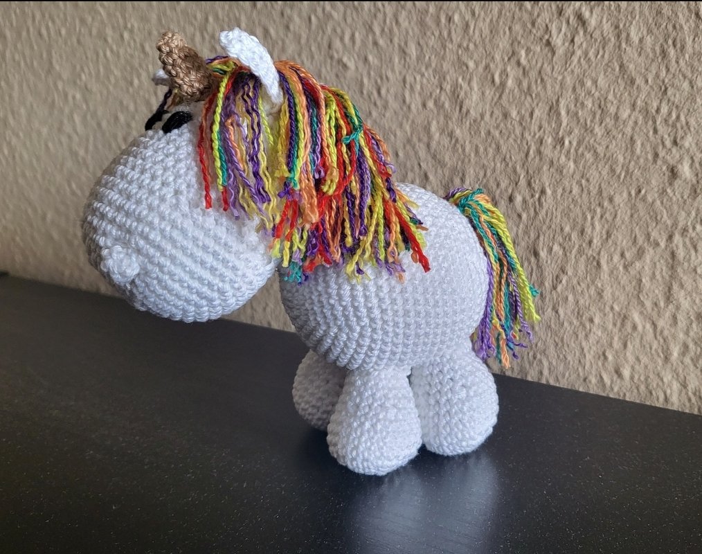 FreeBook Amigurumi Einhorn kostenlos Pferd 