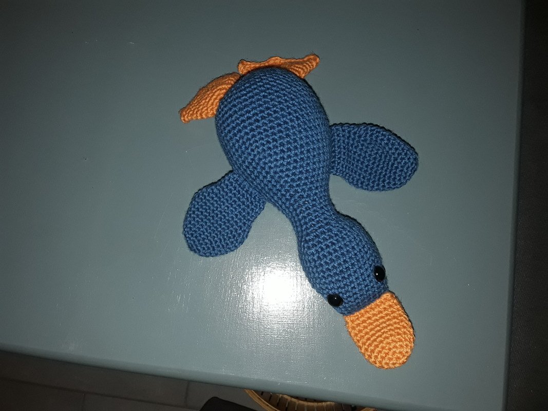 Ente Henry im Anflug Häkelanleitung