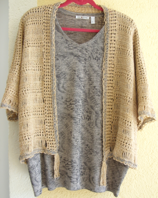 Häkelanleitung Jacke/Weste/V-Pullover Lovly