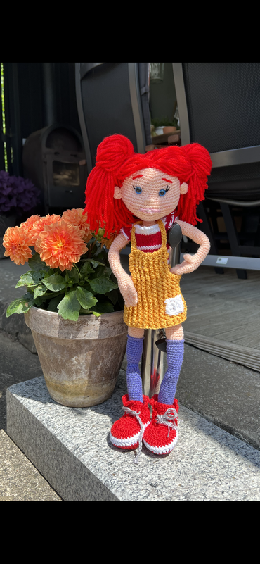 Crochet pattern Doll Tonya