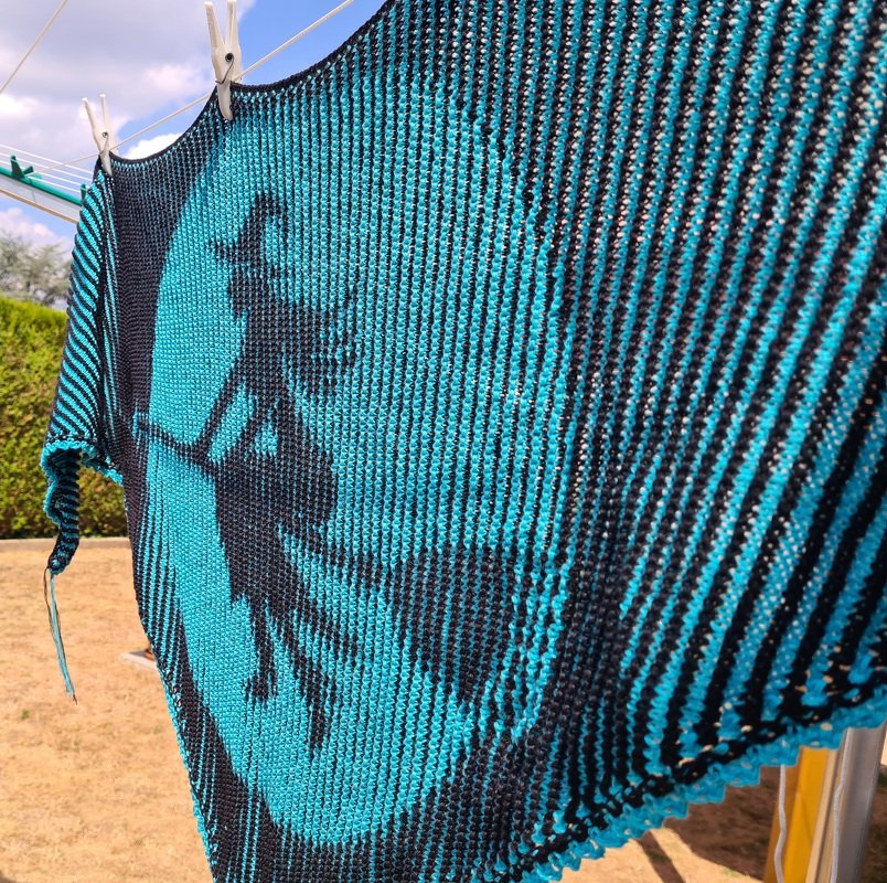 Tuch Hexe Illusionsstricken