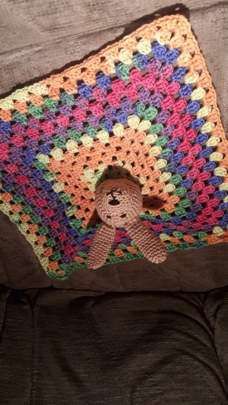 3 versch. Kuscheltücher - made by Ina