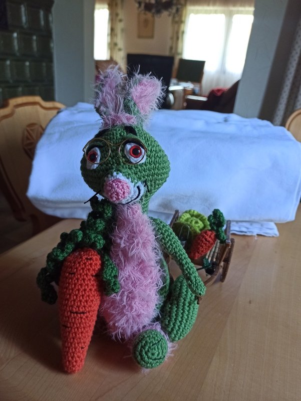 Rabbit the farmer Crochet Pattern Amigurumi (Easter Bunny)