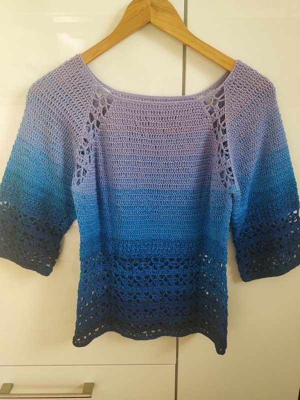 Shirt, Tunika "Sun Dance", RVO, alle Größen, häkeln