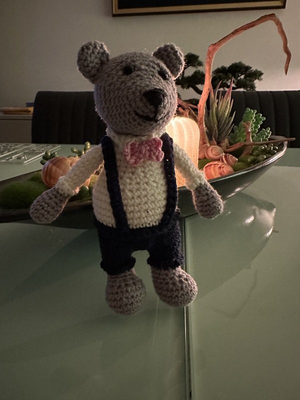 Häkelanleitung Charmanter Bär