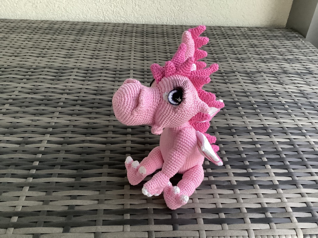 Crochet Pattern " Ice Dragon Sophia"