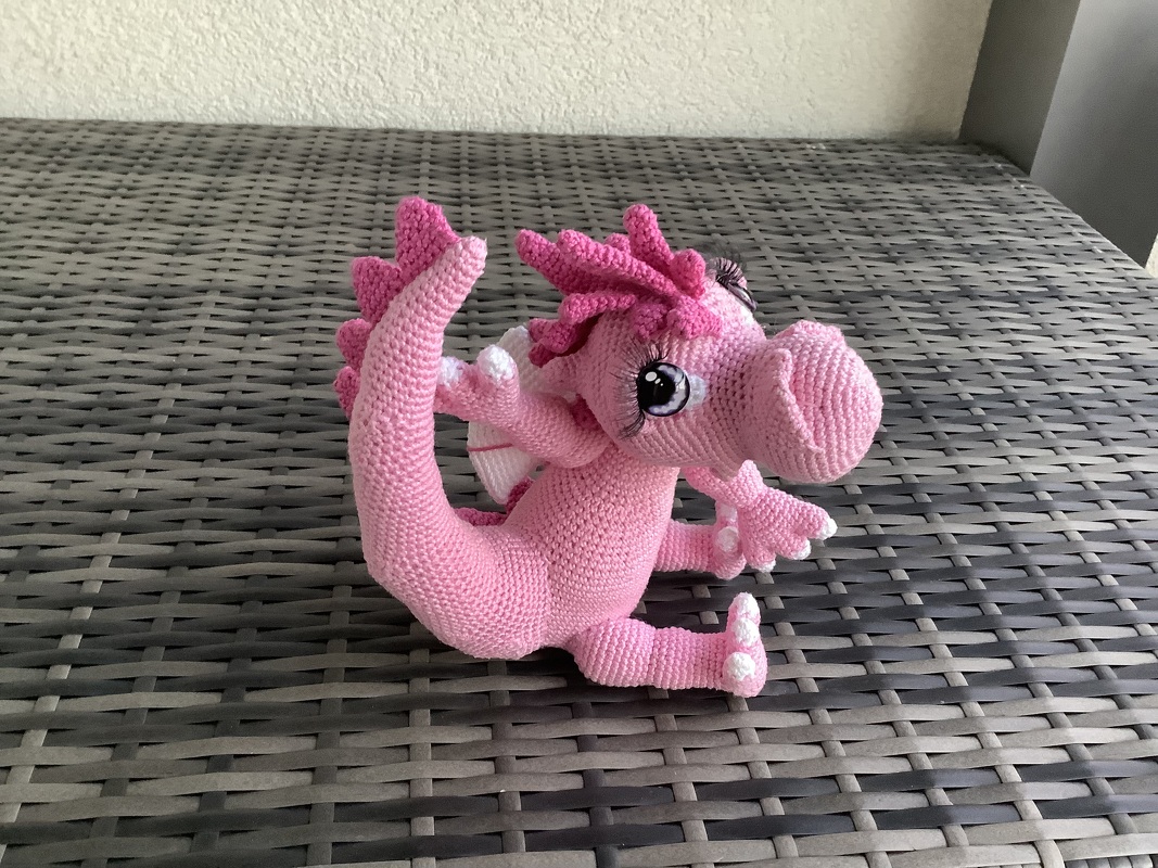 Crochet Pattern " Ice Dragon Sophia"