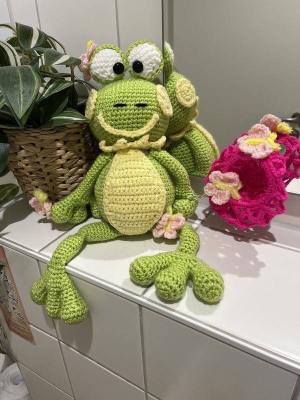 Häkelanleitung Fröschlein Froggy
