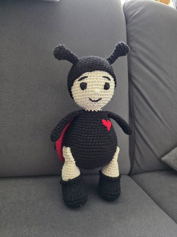 Amigurumi Käfer häkeln – Anleitung „Marie“ (ca. 16 cm) für Anfänger / PDF-D