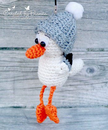 Wie immer eine sehr gute Anleitung. Meine Möwe ist super süß! Ich werde bestimmt noch viele davon häkeln!