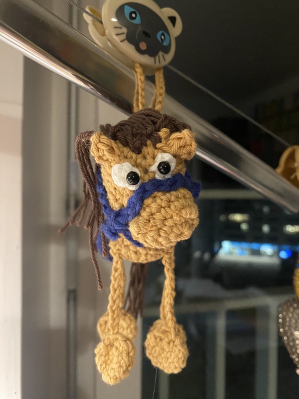 Pferd häkeln amigurumi - Anhänger