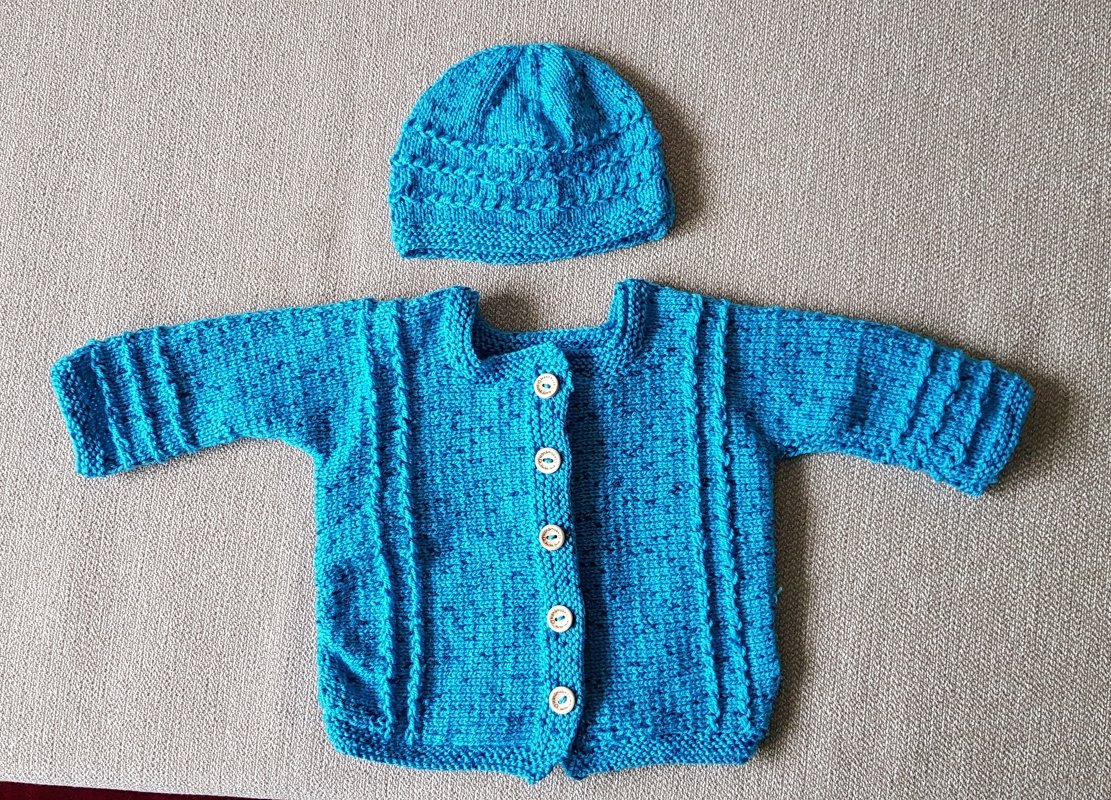 Rosalie Babygarnitur 3 teilig Gr.50/56