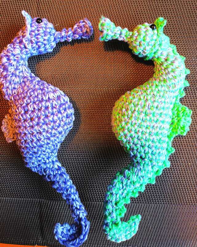 Seahorse. Crochet pattern