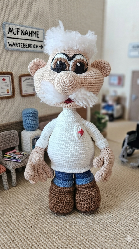 Doktor Norbert - Amigurumi Häkelanleitung