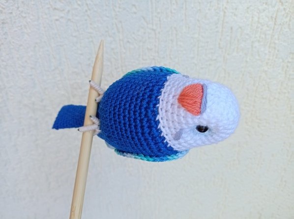 Wellensittich, Häkelanleitung