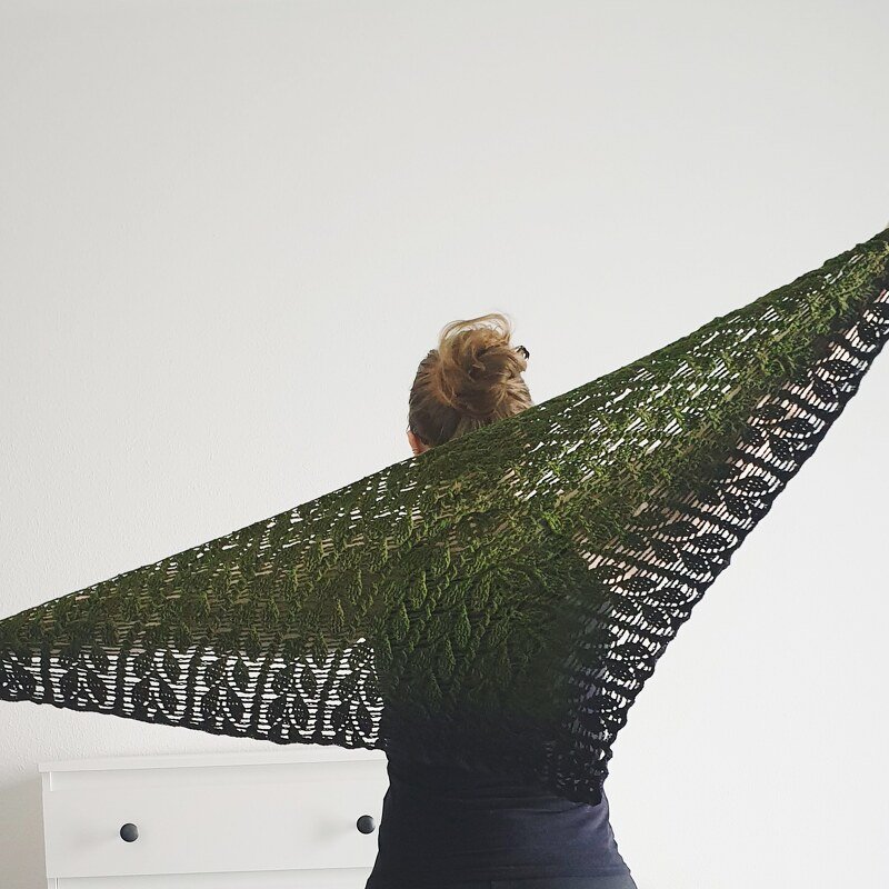 Häkelanleitung Dreieckstuch &quot;Lytaia&quot;