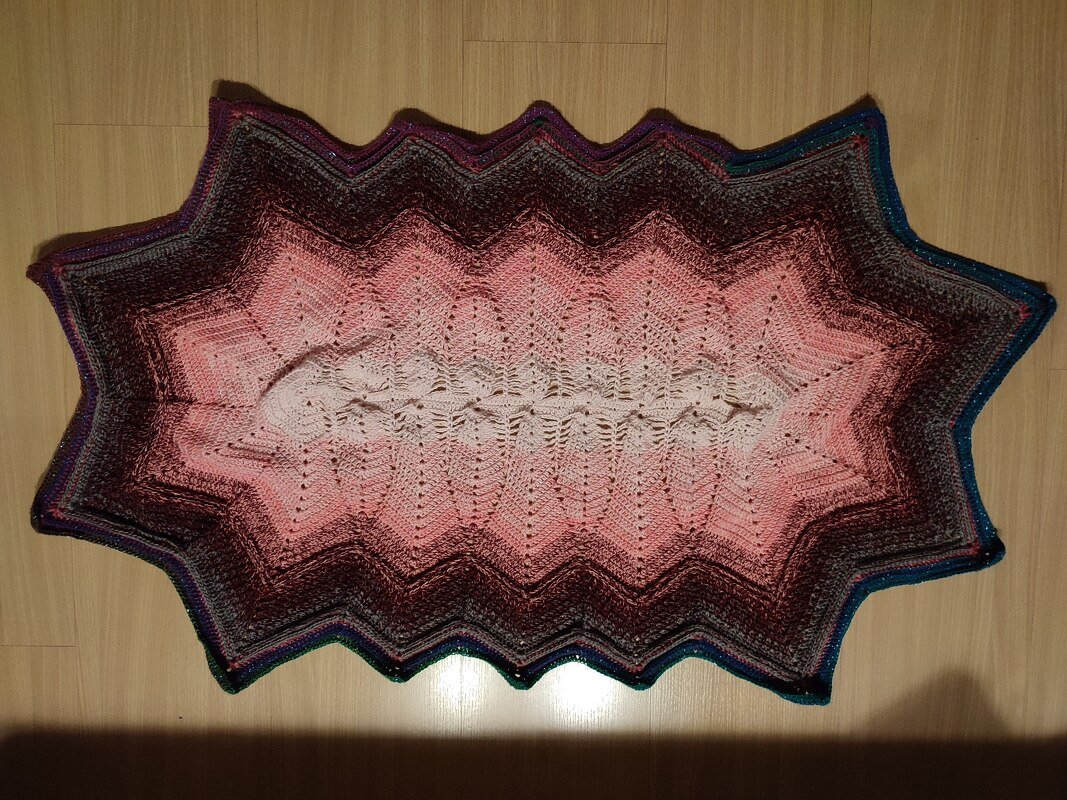 Häkelanleitung Tischläufer Stella Magica