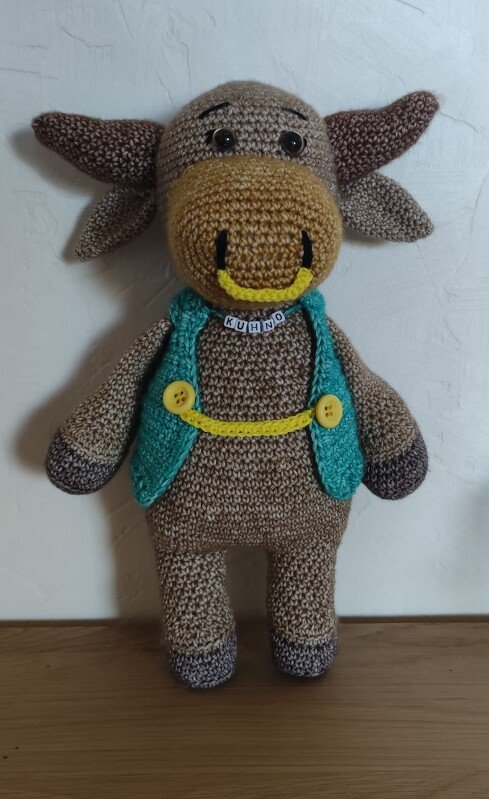 Häkelanleitung Stier Kuhno