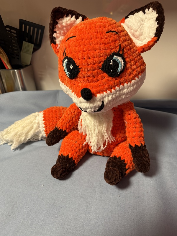 Füchschen Goldi Häkelanleitung Amigurumi Spielzeug