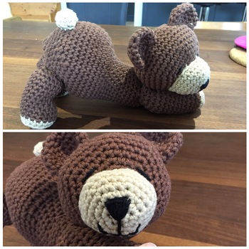 Süßer kleiner Schlafbär!
Ich finde diesen Bären sooo putzig. Anleitung war super!