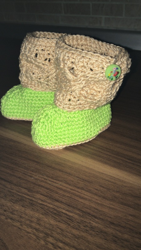 Babystiefel "Zöpfchen", Gr. 0-12 M.