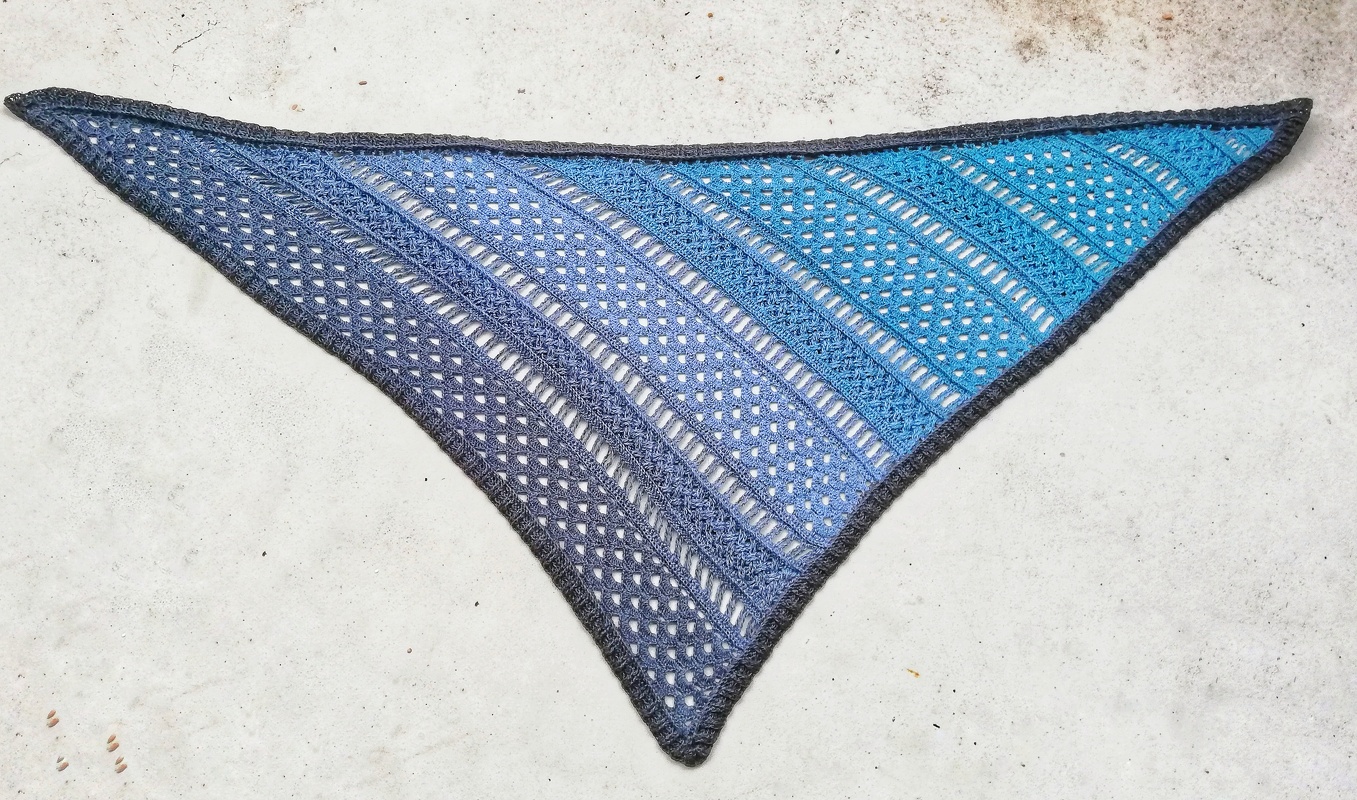 Häkelanleitung Dreieckstuch "Endeis"