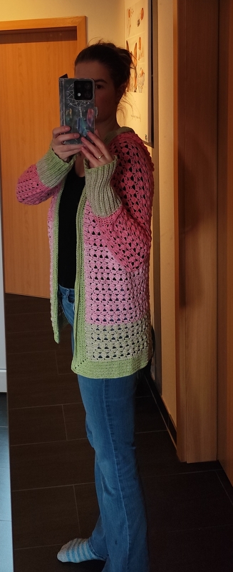 Jacke Yuna häkeln Kapuzenjacke