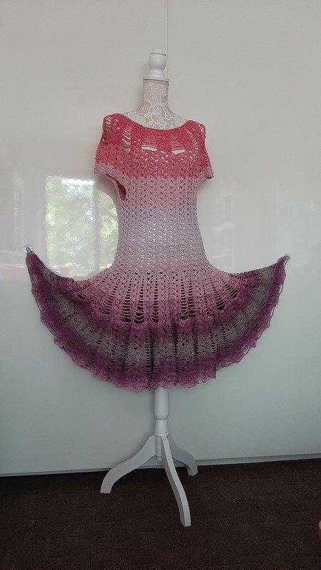 Tunika/Kleid Berry dream, Häkelanleitung