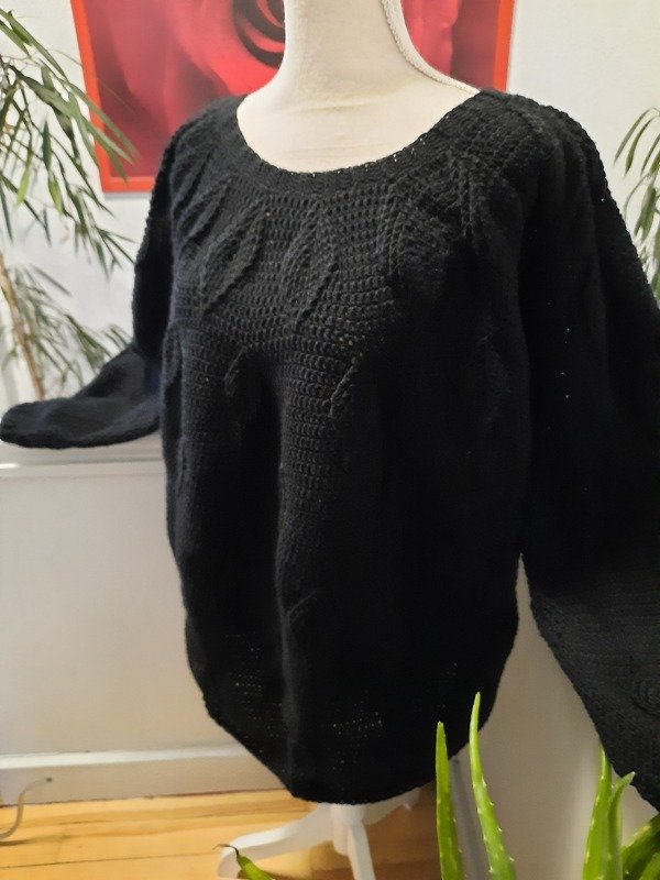 Häkelanleitung für den Waldblätter Pullover