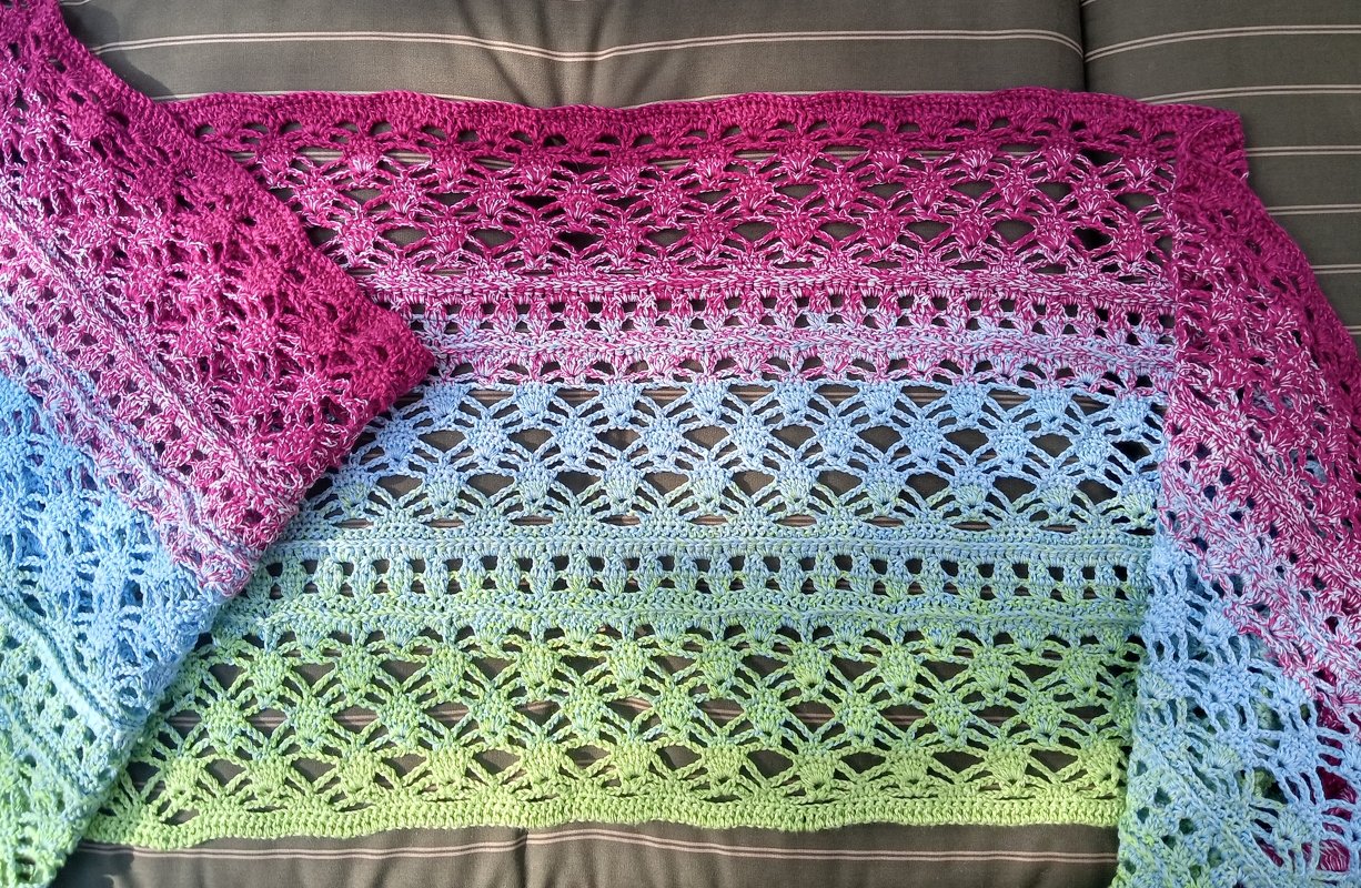 Crochet Pattern Stole "Megara"