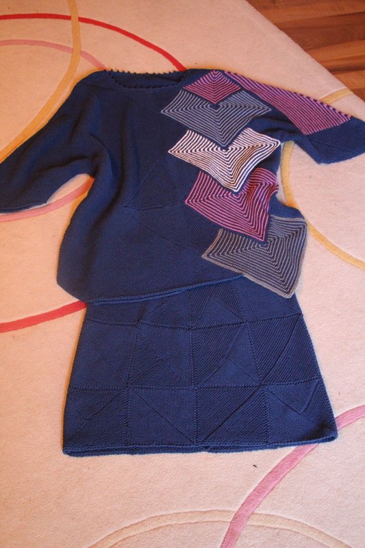 Strickrock &quot;Karla&quot;, kuschelwarm und ein echter Hingucker